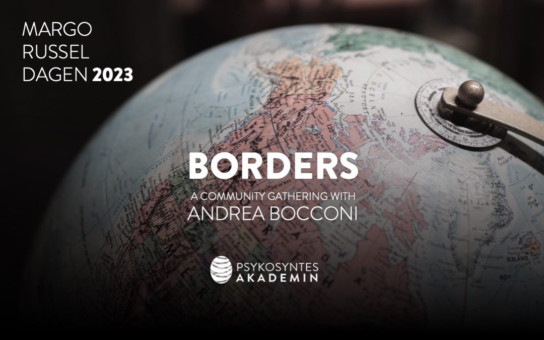 Margo Russel-dagen 2023: Lecture with Andrea Bocconi – ”Borders”